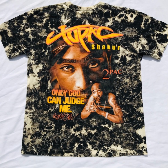Vintage 90s single stitched bootleg Tupac rap tee - Picture 2 of 3